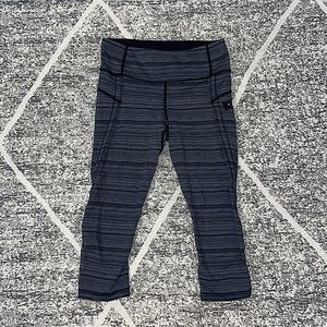 Lululemon knee length leggings; size 4